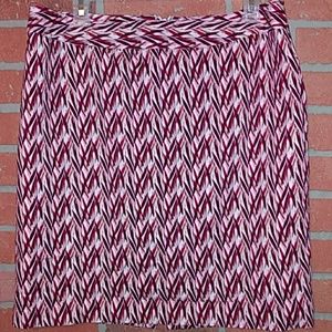 NWOT Worthington skirt 12 pink and purple mini